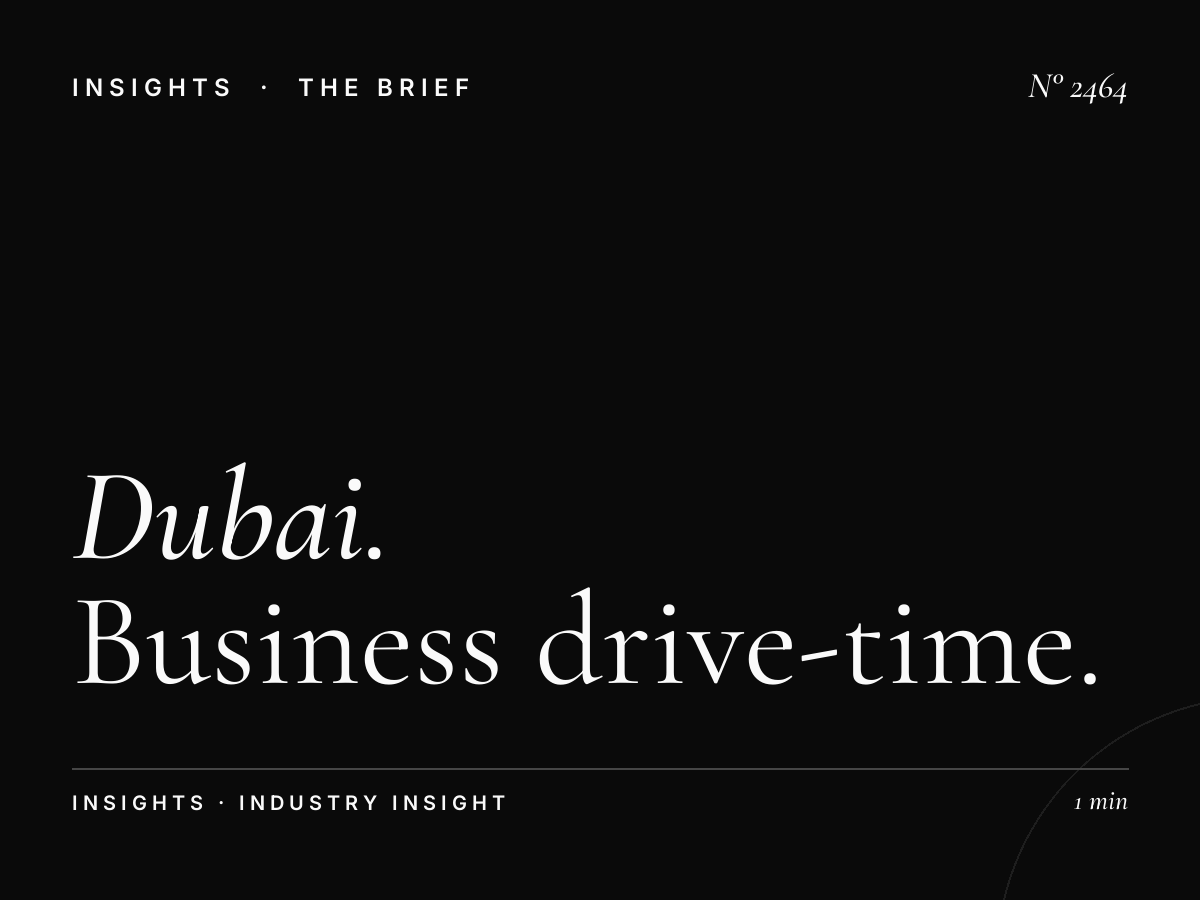 Dubai Eye Morning Commute: Business Drive-Time Advertising Strategy