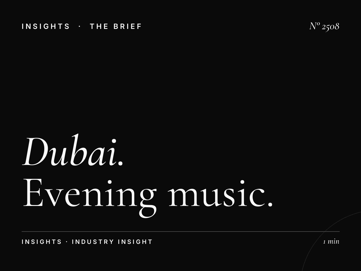 Dubai 92 Late Night Advertising: Evening Music Block 8 PM-12 AM