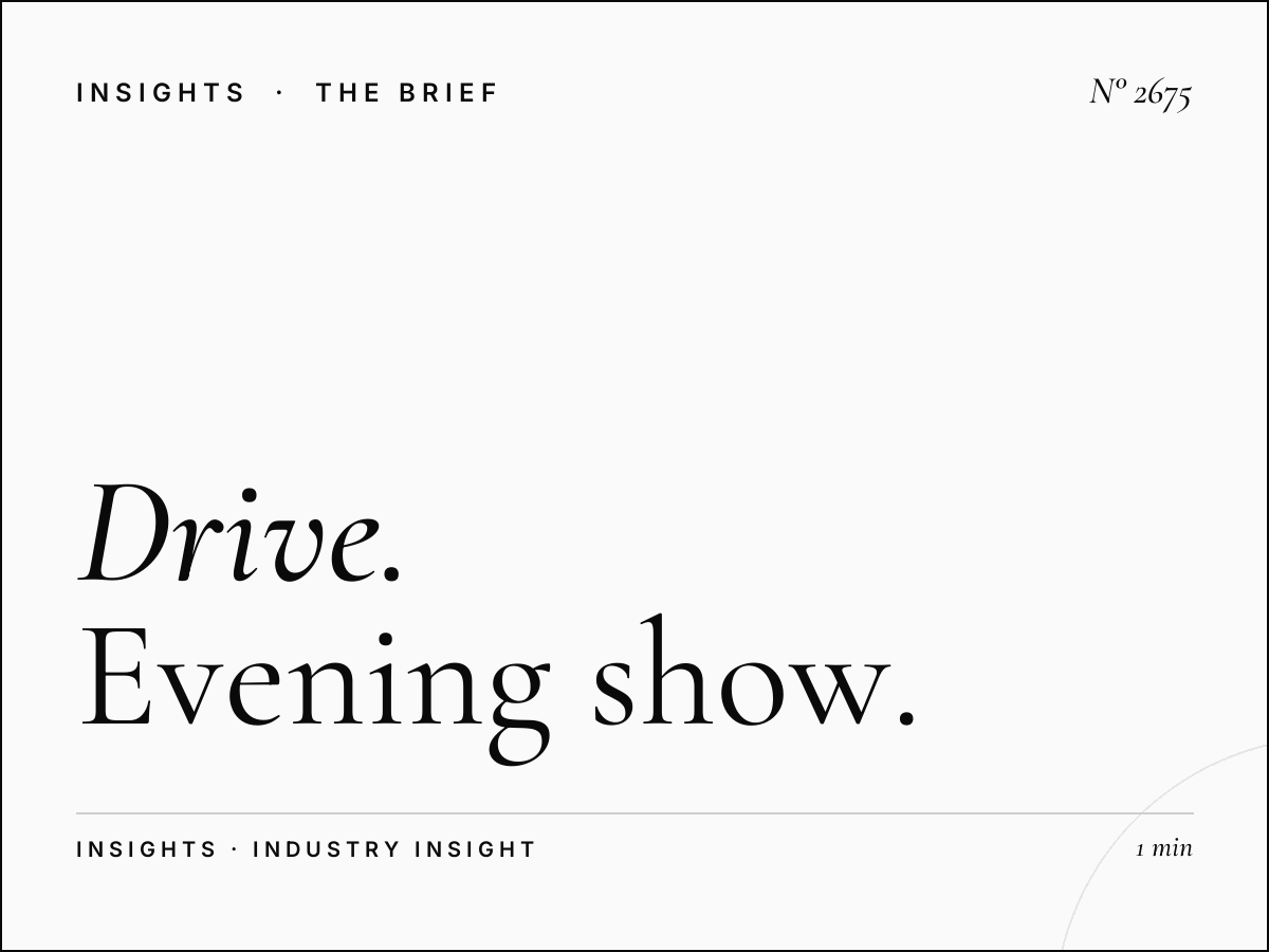 Drive Time Ibrahim Package: Evening Show Advertising Bundle