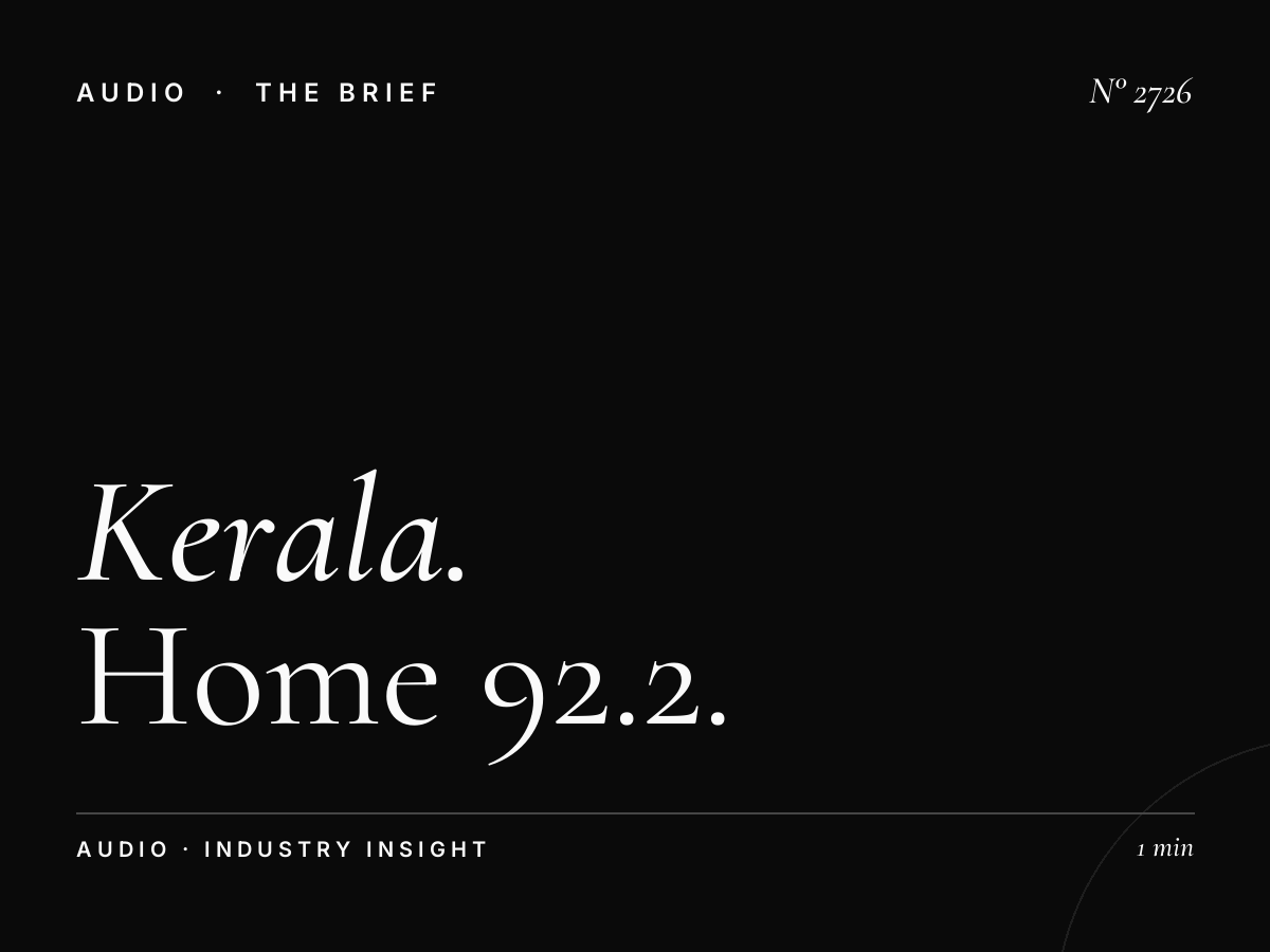 Kerala Connection: Home 92.2 FM State Community Advertising