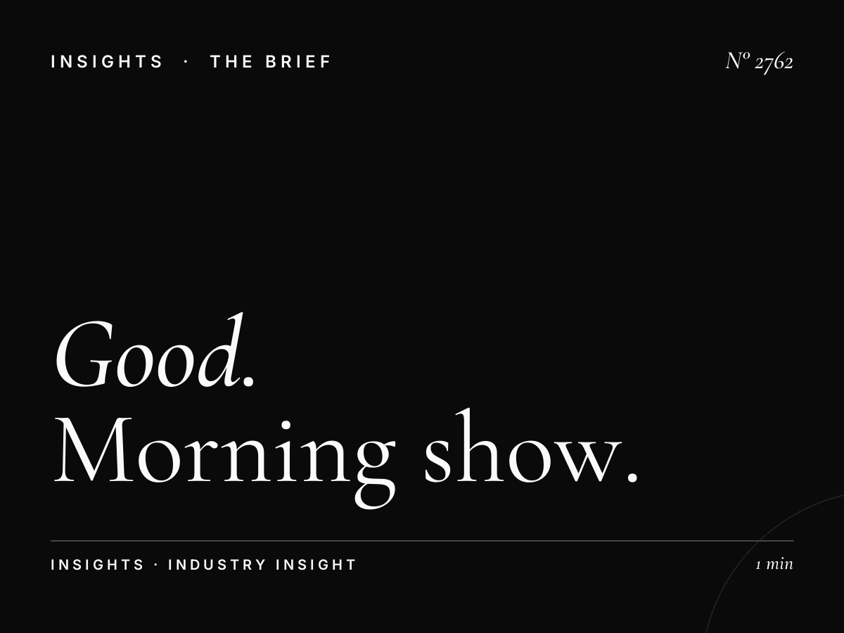 Good Morning UAE Package: Morning Show Advertising Bundle