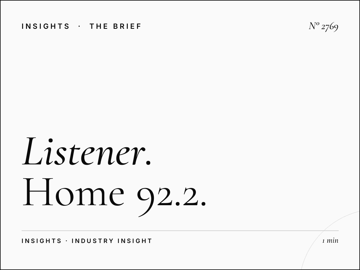 Listener Engagement: Home 92.2 Call-In Shows Sponsorship