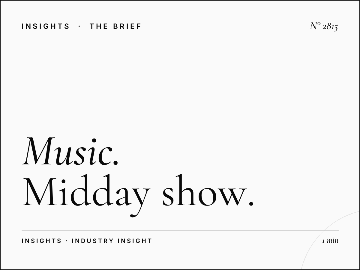 Music Mojo Package: Midday Show Advertising Bundle