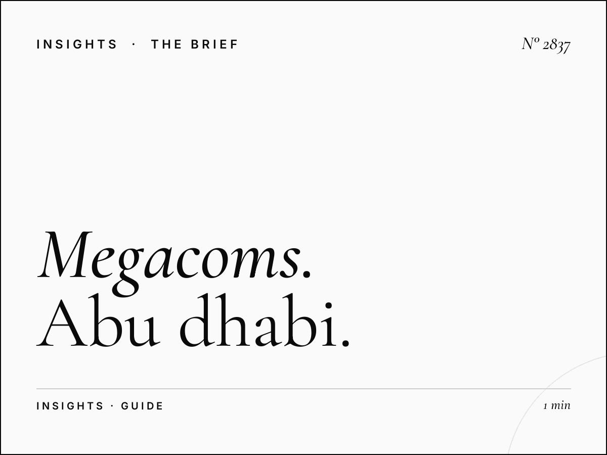 Megacoms Advertising Strategy: Abu Dhabi Highway Campaign Guide