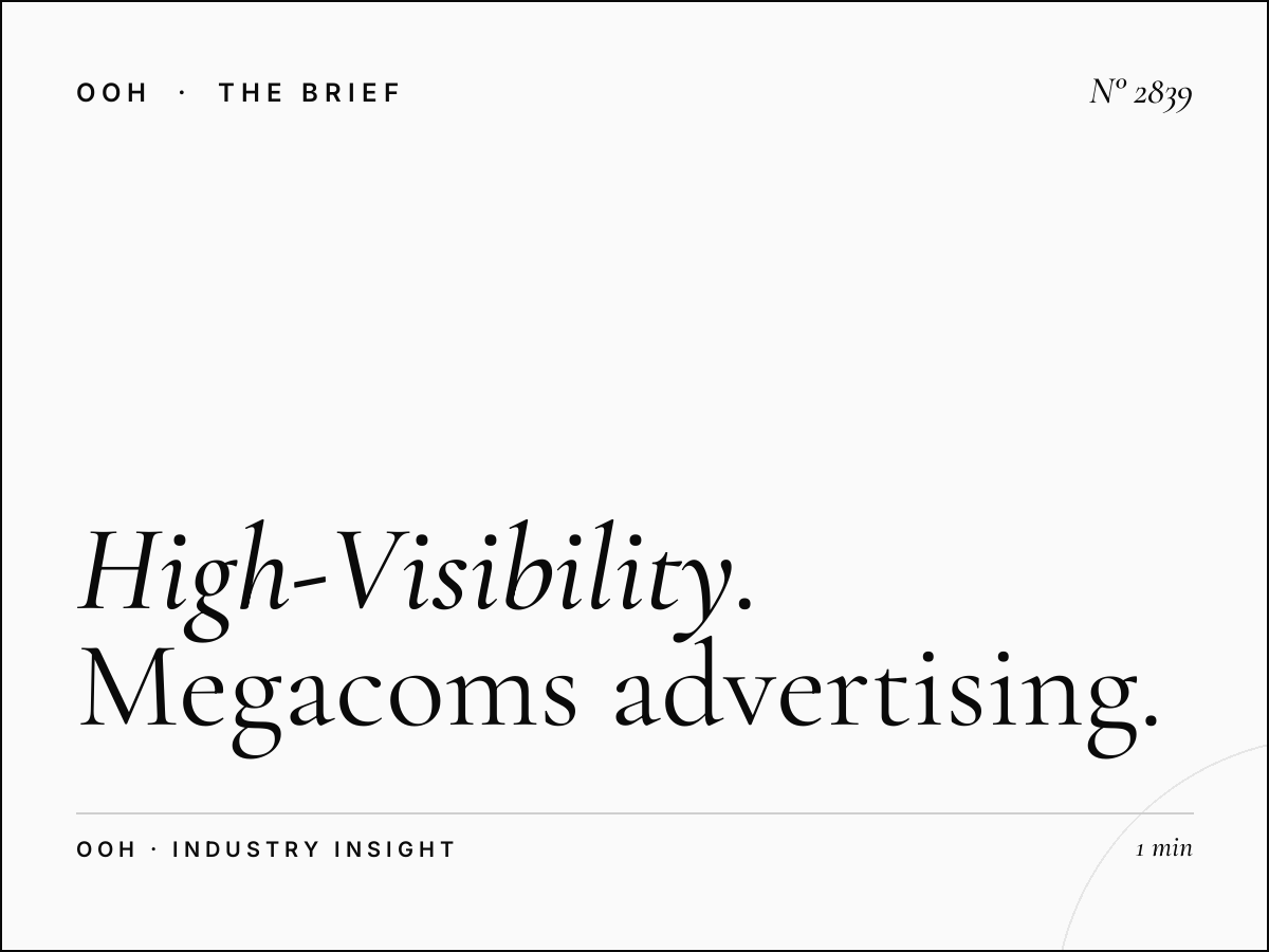 High-Visibility OOH Abu Dhabi: Megacoms Advertising Attention Rates