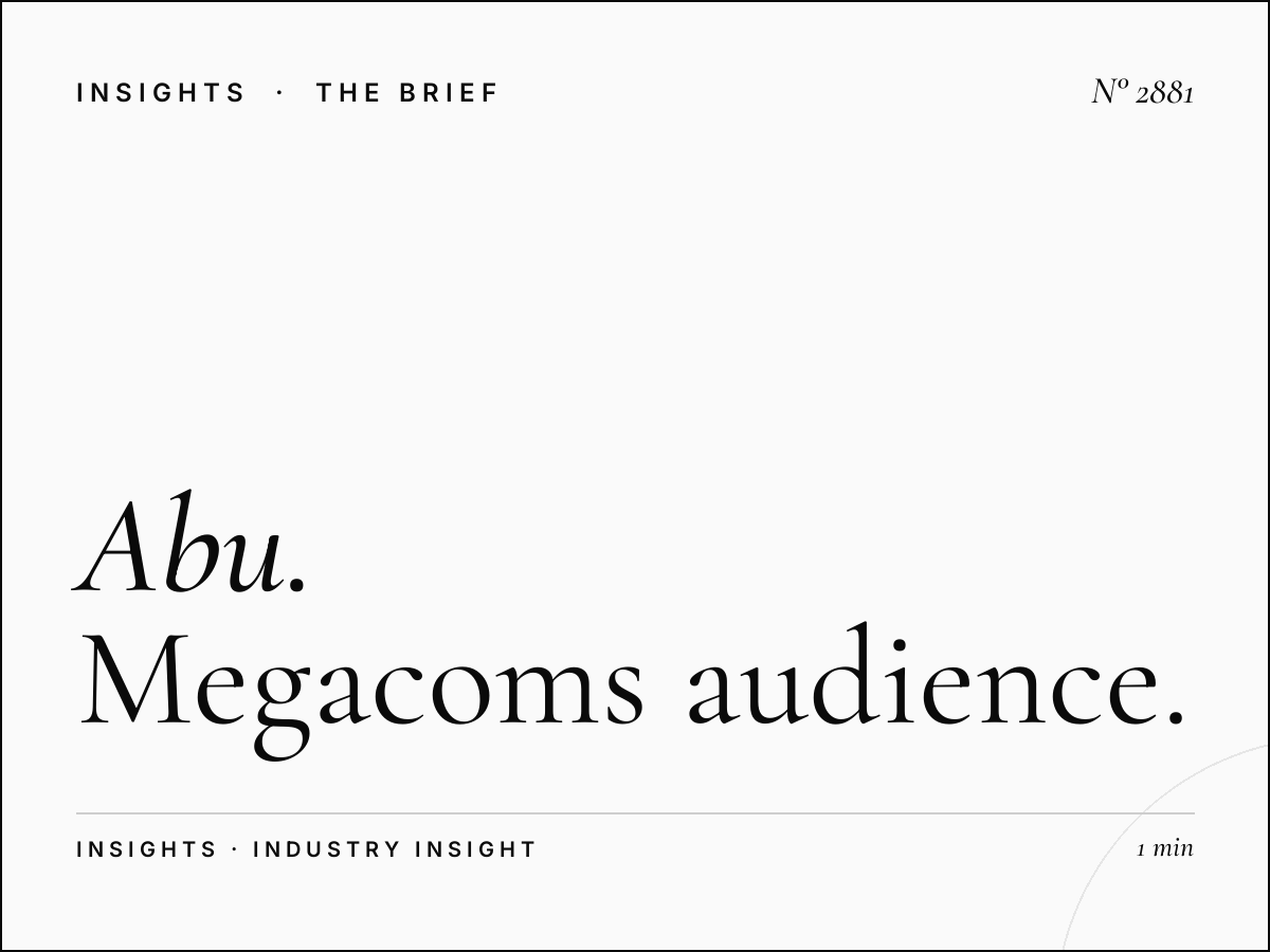 Abu Dhabi Highway Commuters: Megacoms Audience Analysis