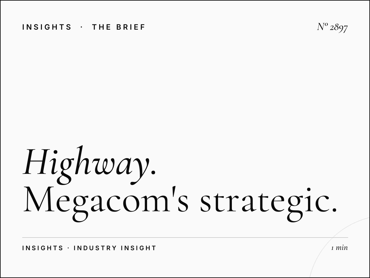 Highway Journey Abu Dhabi: Megacom's Strategic Placement