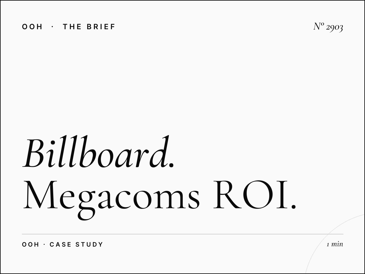 Billboard Success Abu Dhabi: Megacoms ROI Case Studies