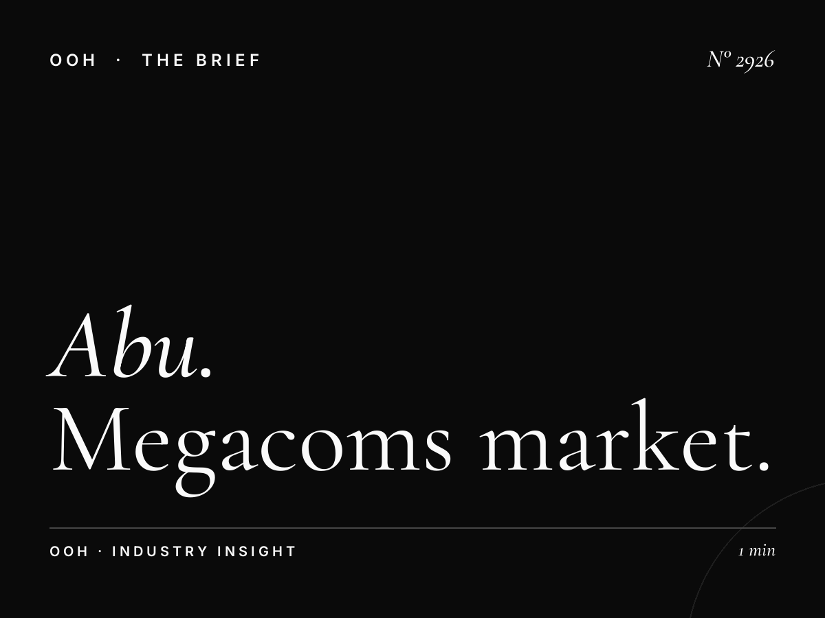 Abu Dhabi Billboard Competition: Megacoms Market Share Analysis