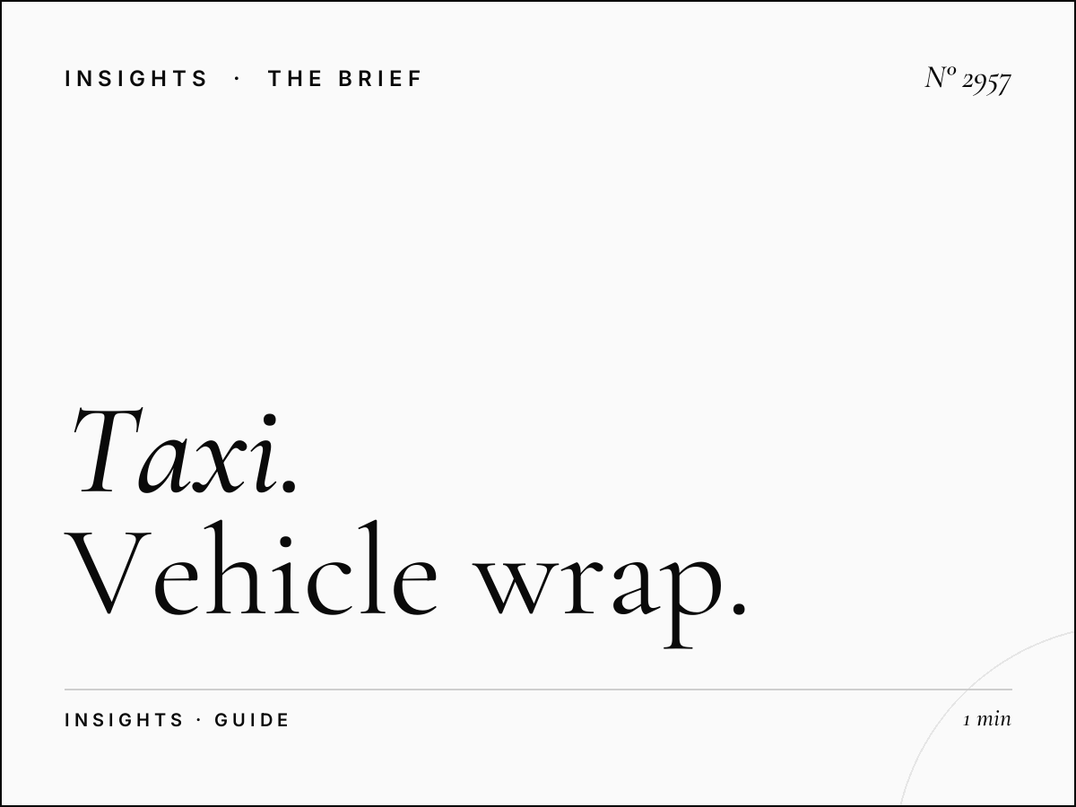 Taxi Advertising Strategy Abu Dhabi: Vehicle Wrap Campaign Guide