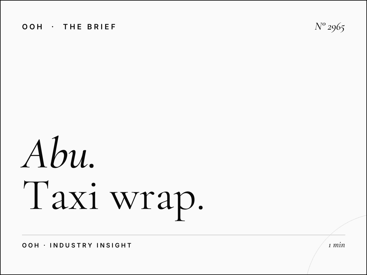 Abu Dhabi Mobile Billboard Reach: Taxi Wrap Viewership Statistics