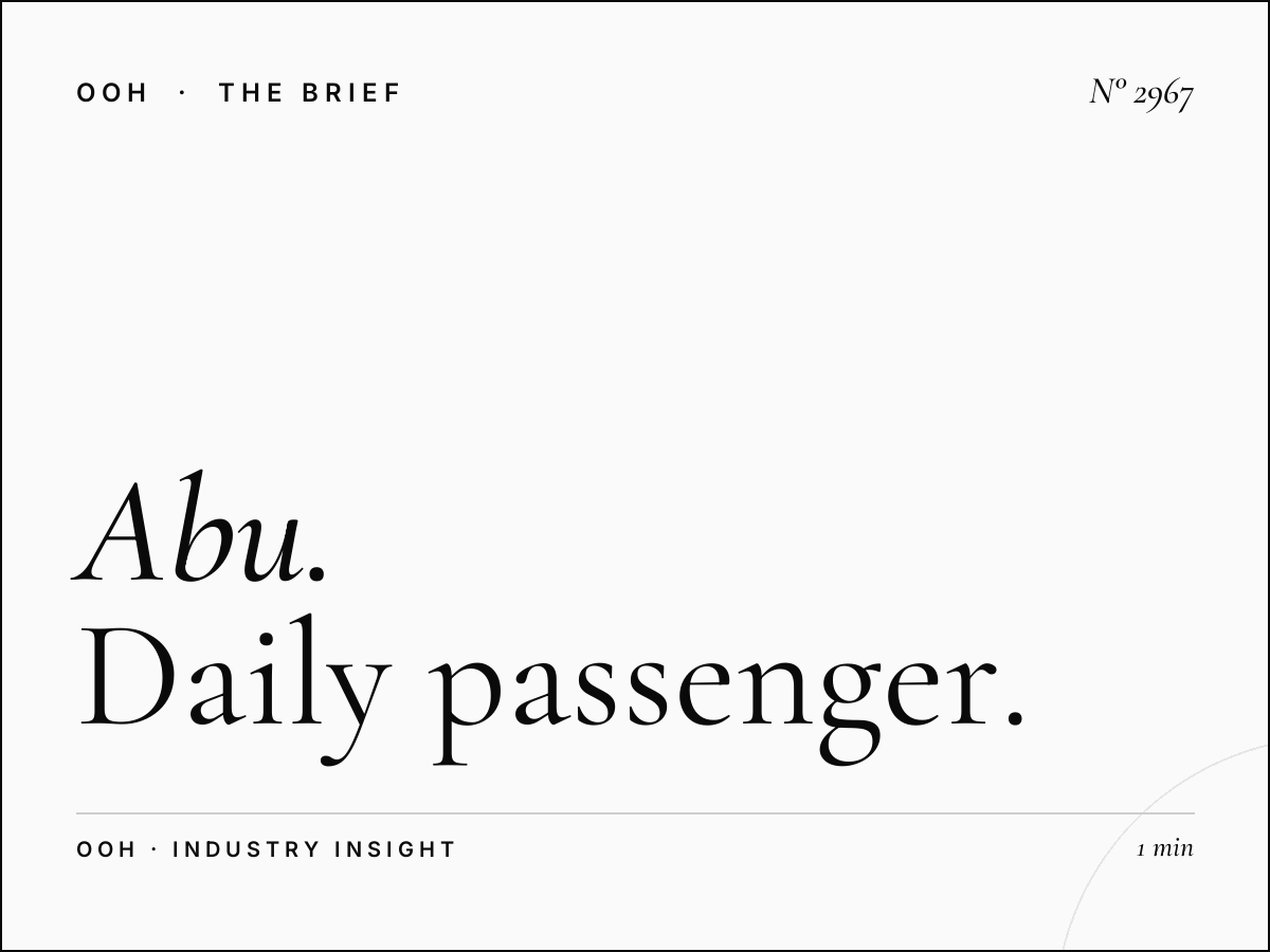 Abu Dhabi Taxi Wraps Reach: Daily Passenger Impressions Analysis