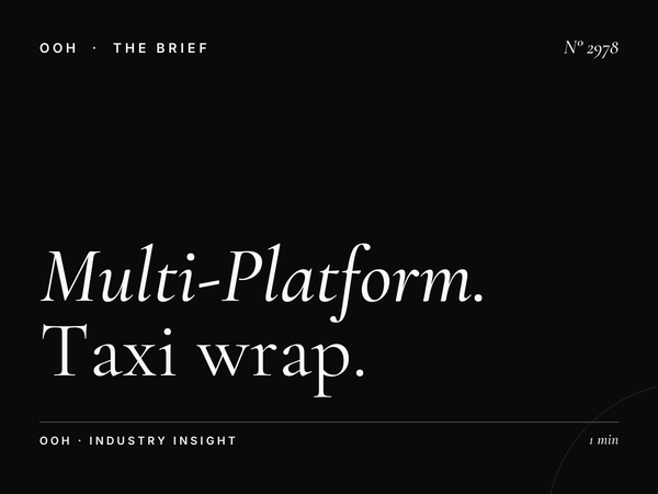 Multi-Platform Abu Dhabi: Taxi Wrap Radio TV Digital Integration