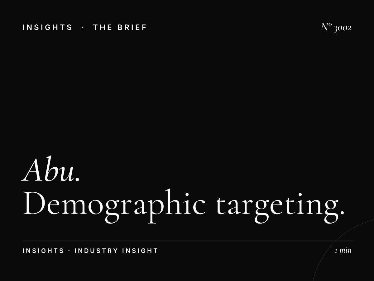 Abu Dhabi Taxi Users: Demographic Targeting for Wrap Campaigns