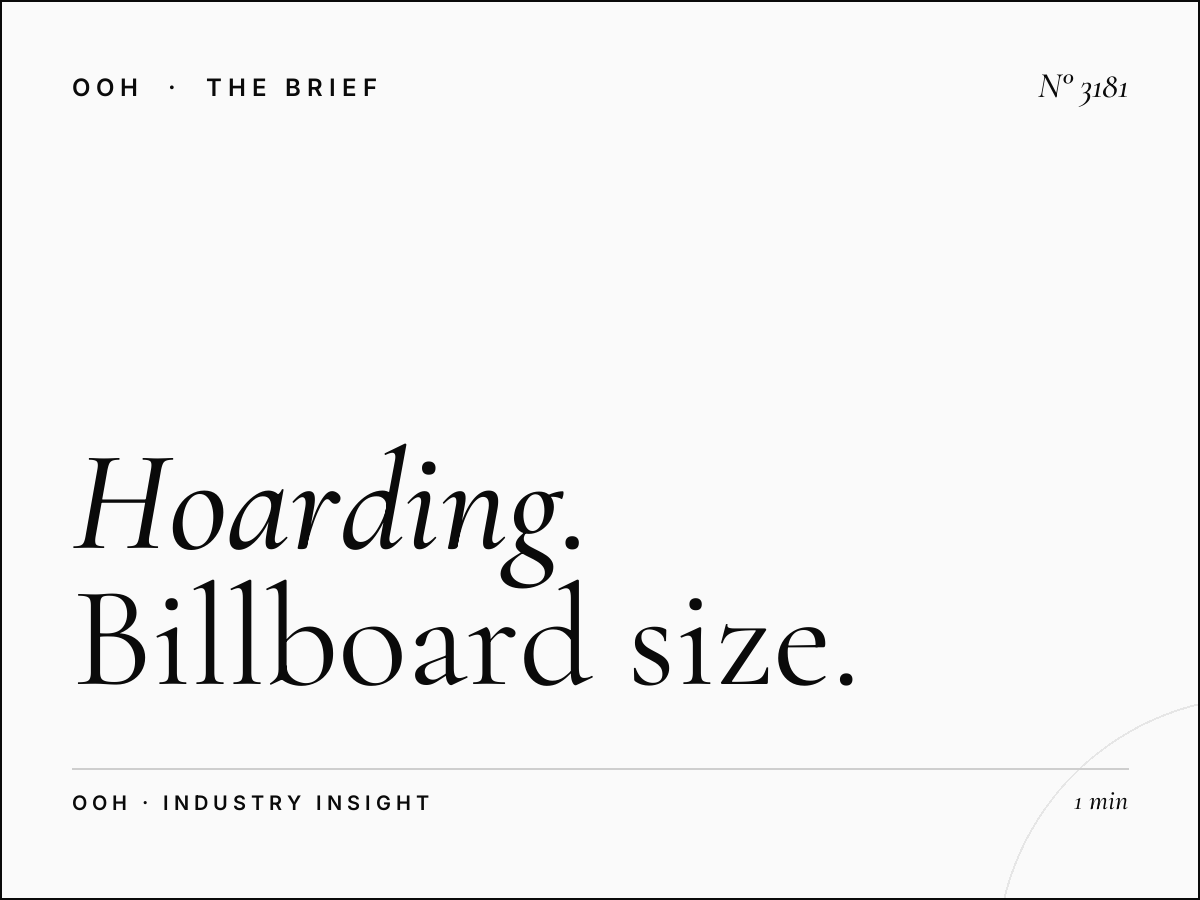 Hoarding Dimensions Al Ittihad Road: Billboard Size Standards