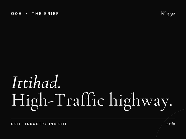 Al Ittihad Road Billboard: High-Traffic Highway OOH Marketing