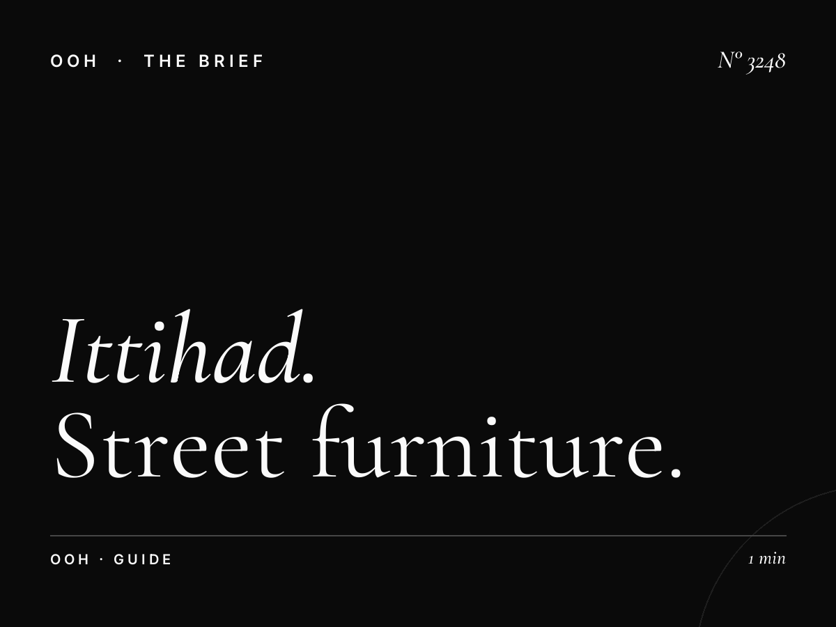 Al Ittihad Road Lamp Posts Advertising: Complete Street Furniture Guide