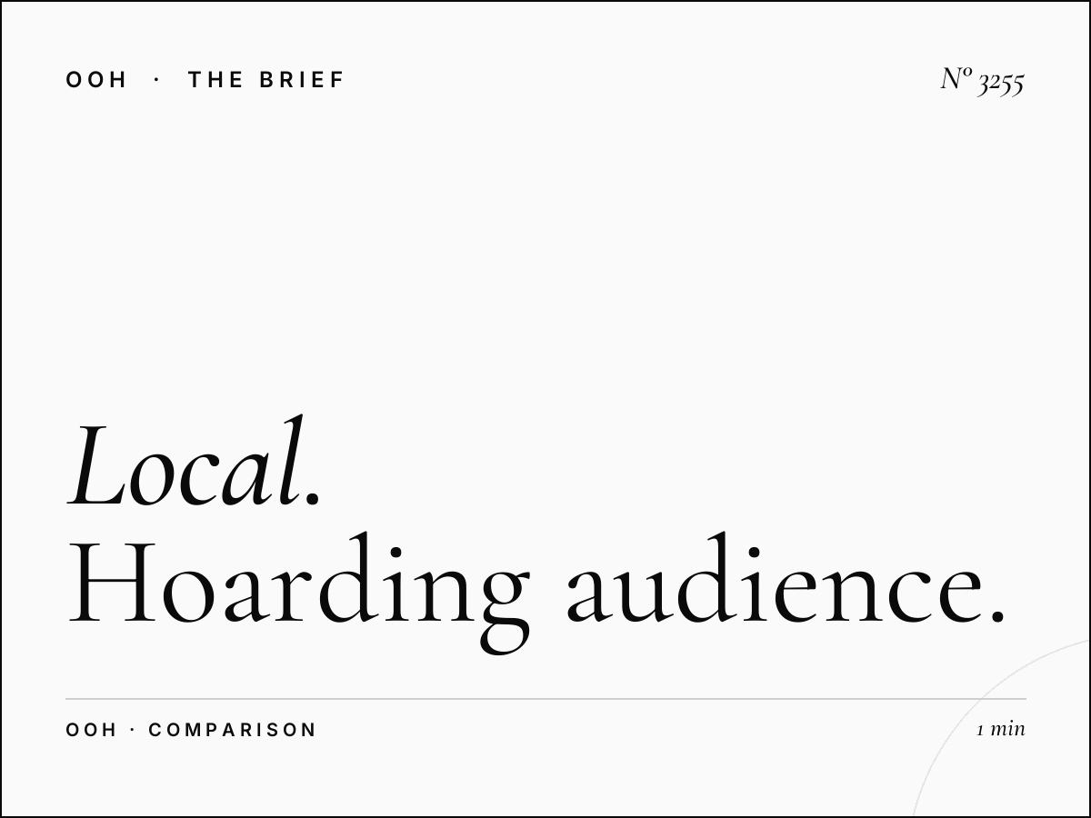 Local vs Tourist Al Ittihad Road: Hoarding Audience Strategy