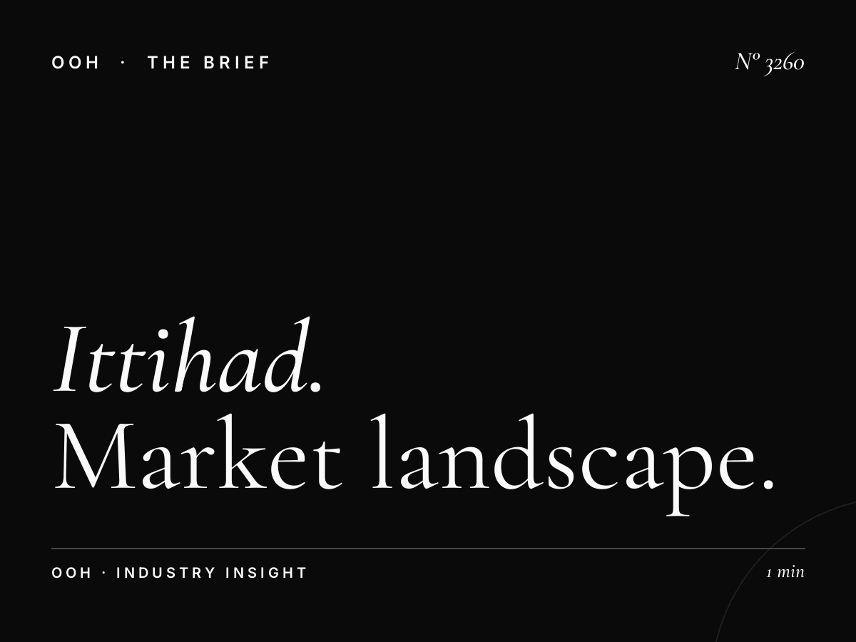 Al Ittihad Road Hoarding Competition Analysis: Market Landscape