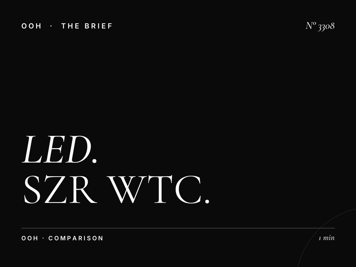 LED Bridge vs Static Billboard: SZR WTC Advantages
