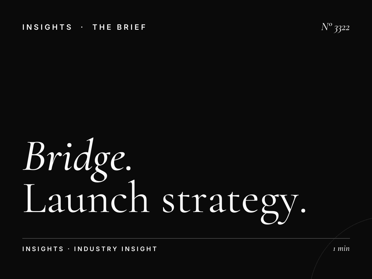 Bridge Banner New Product SZR Internet City: Launch Strategy