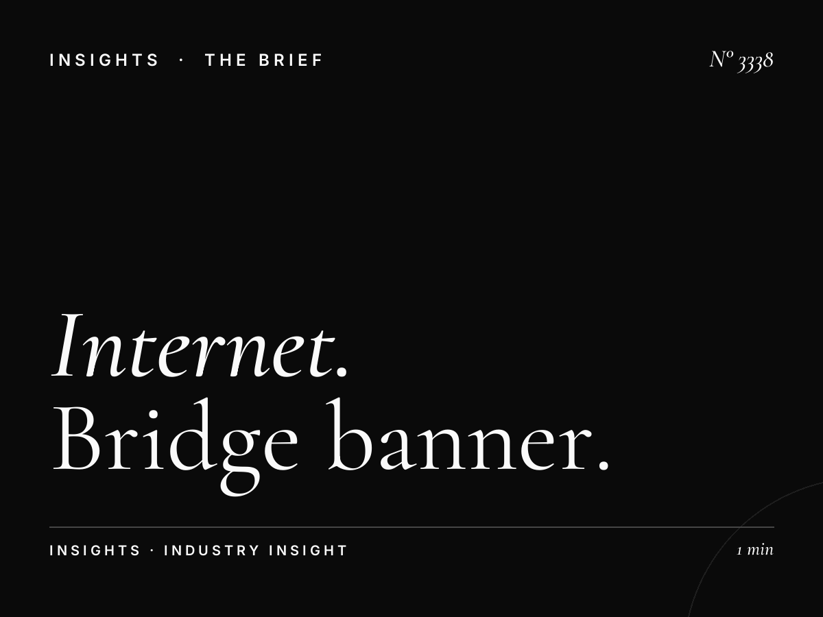 Internet City SZR Contracts: Bridge Banner Booking Terms