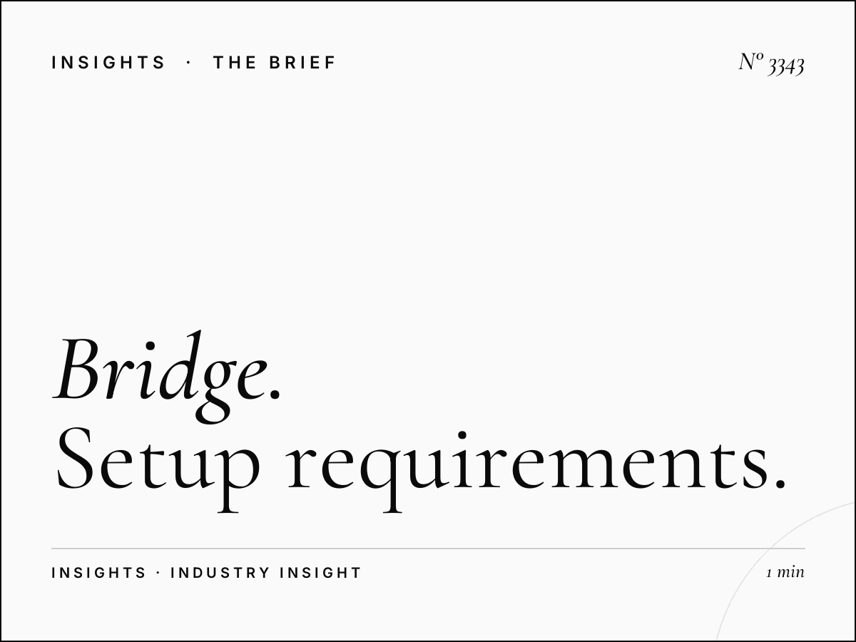Bridge Banner Installation SZR Internet City: Setup Requirements