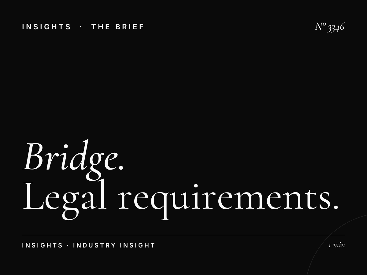 Bridge Banner Compliance SZR Internet City: Legal Requirements