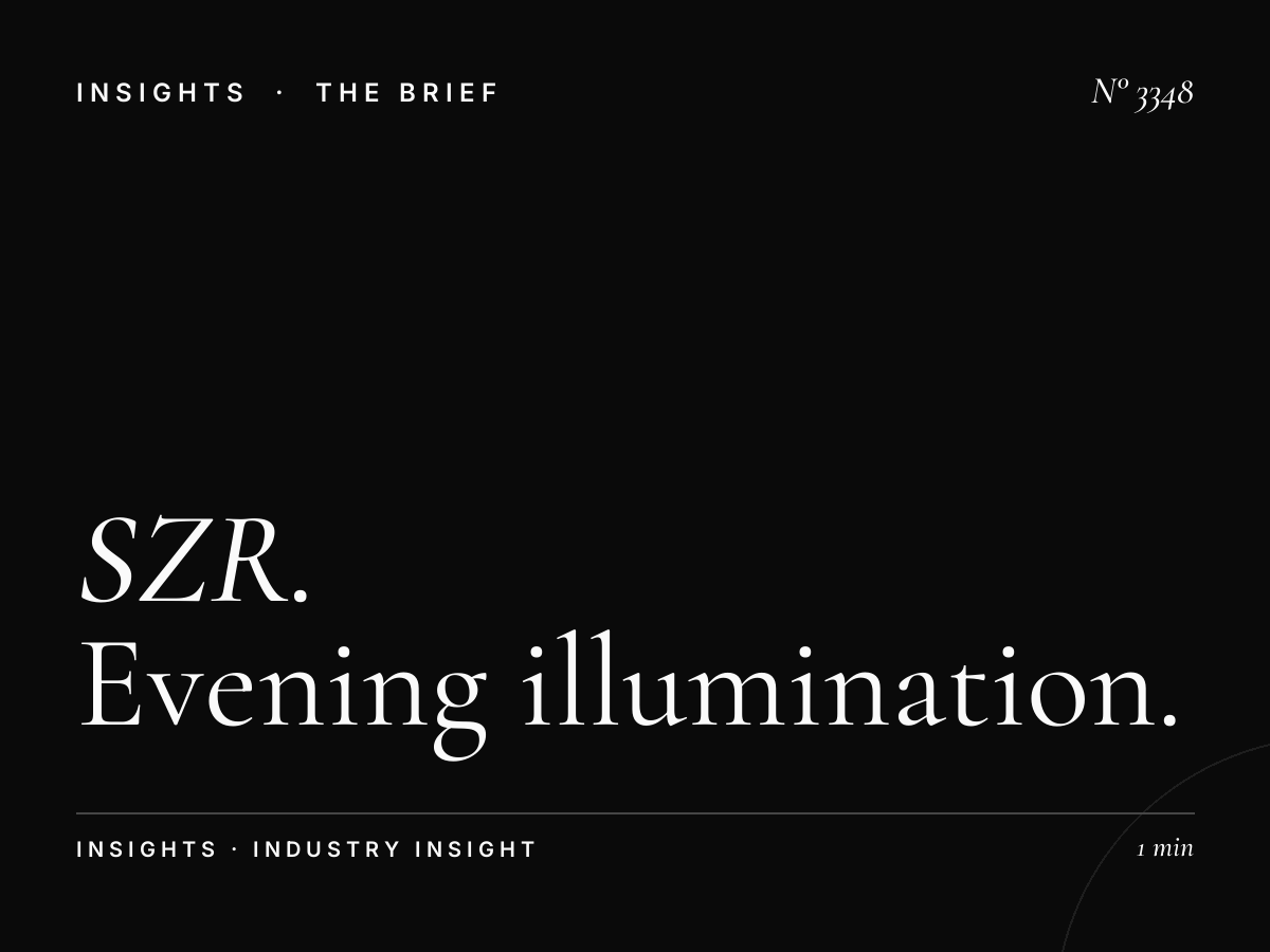 SZR Bridge Banner Internet City Night: Evening Illumination