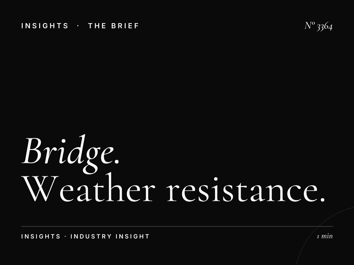 Bridge Banner Durability SZR Internet City: Weather Resistance