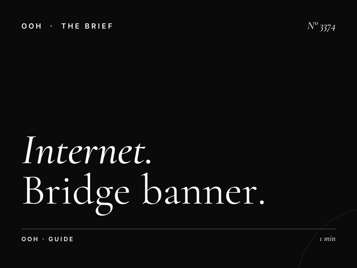 Internet City SZR Billboard Cost: Bridge Banner Budget Guide