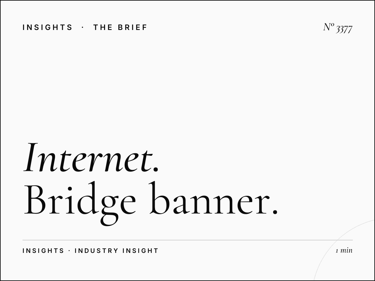 Internet City SZR Traffic: Bridge Banner Viewership