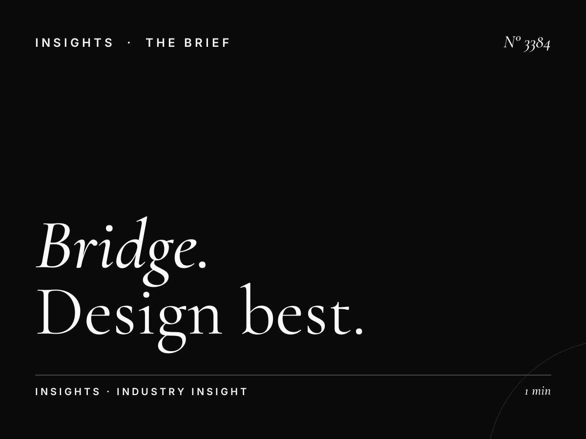 Bridge Banner Creative SZR Internet City: Design Best Practices