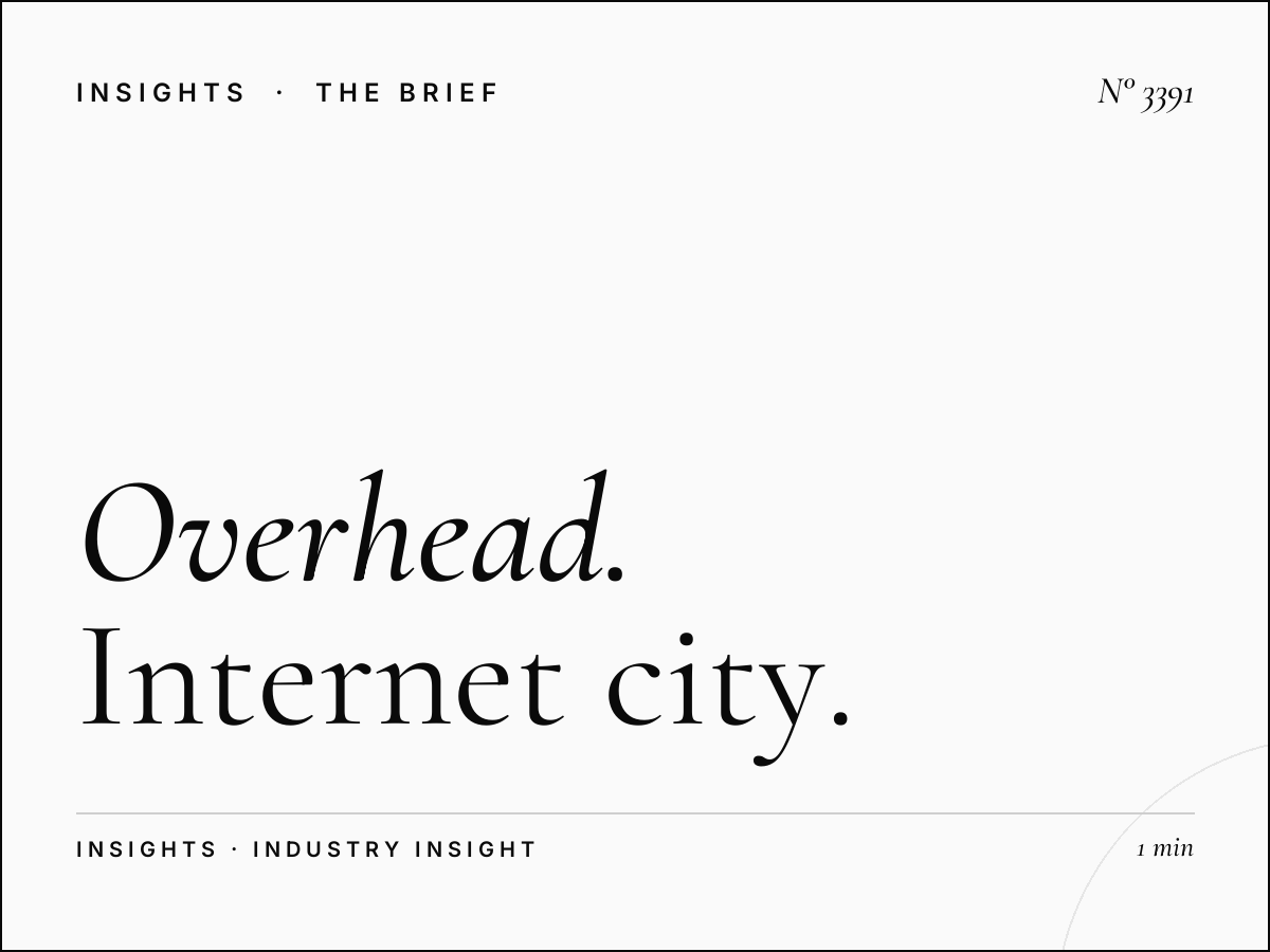 Overhead Visibility SZR: Internet City Bridge Banner Effectiveness