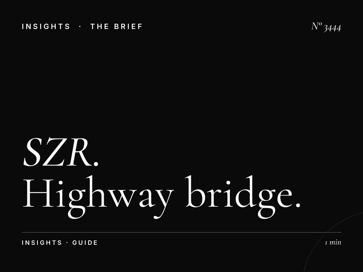 SZR Bridge Banner Internet City: Complete Highway Bridge Guide
