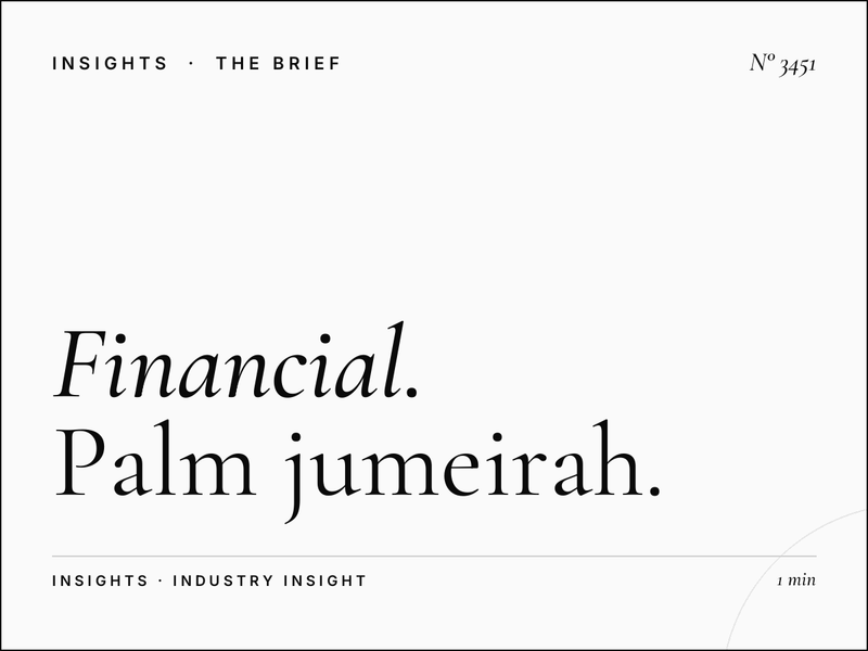 Financial Services Digital: Palm Jumeirah Banking