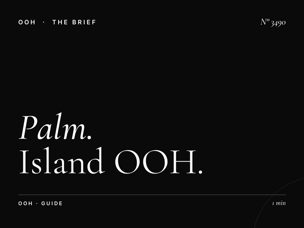 Palm Jumeirah Digital Dominance: Complete Island OOH Guide