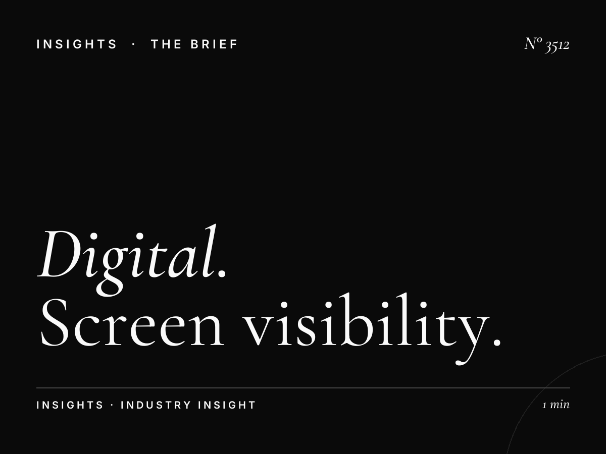 Digital Dominance Impact Palm Jumeirah: Screen Visibility