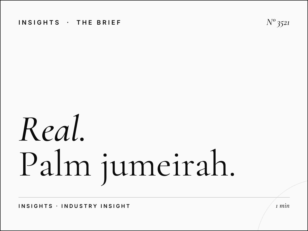 Real Estate Digital Dominance: Palm Jumeirah Property