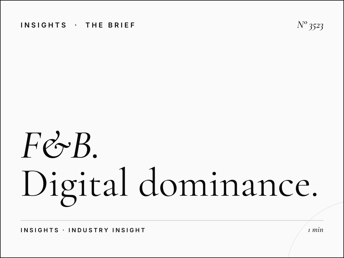F&B Restaurants Palm Jumeirah: Digital Dominance Dining