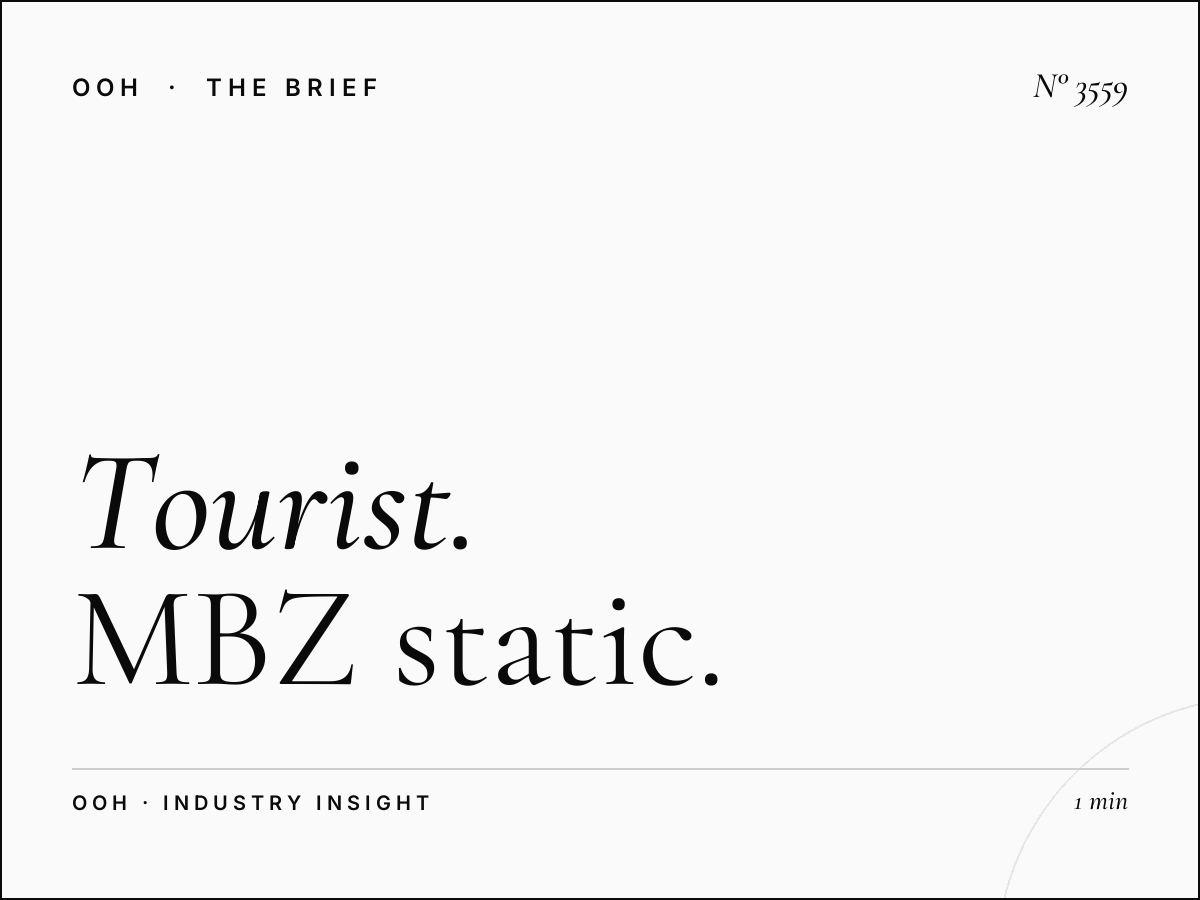 Tourist Hotspot Global Village: MBZ Static Unipole Strategy