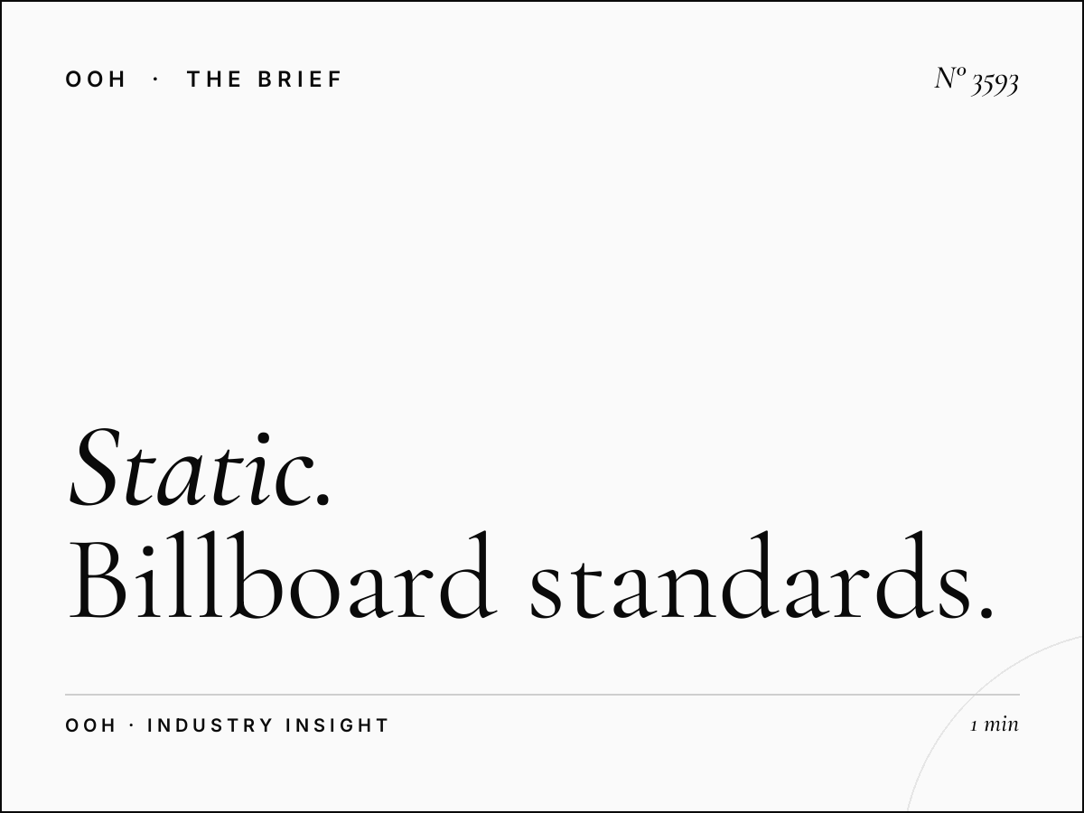 Static Unipole Dimensions Global Village: Billboard Standards