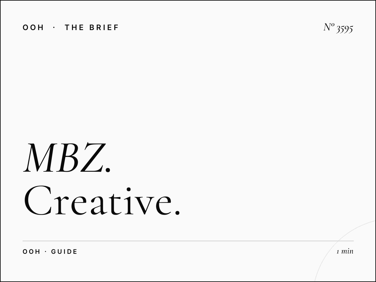 MBZ Static Unipole Global Village Design: Creative Guide