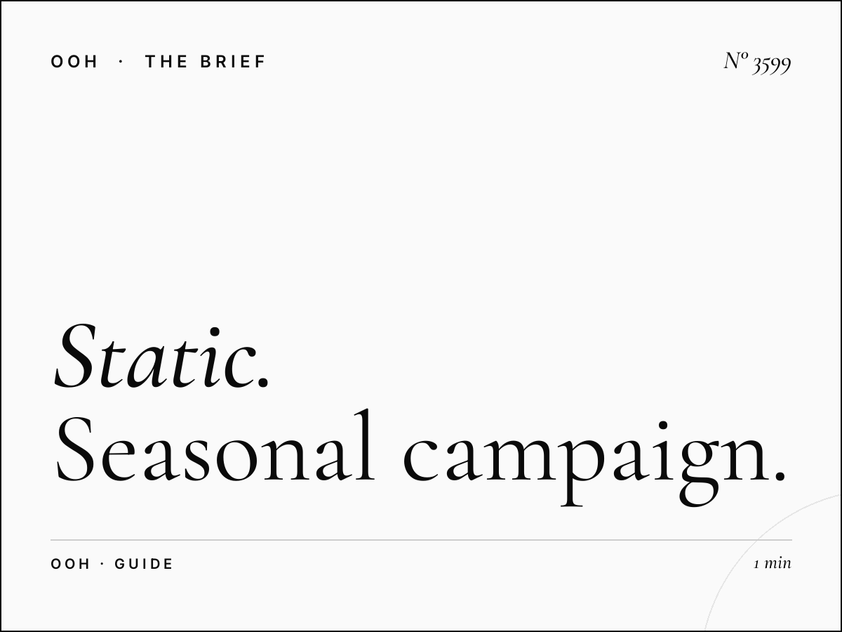 Static Unipole Strategy Global Village: Seasonal Campaign Guide