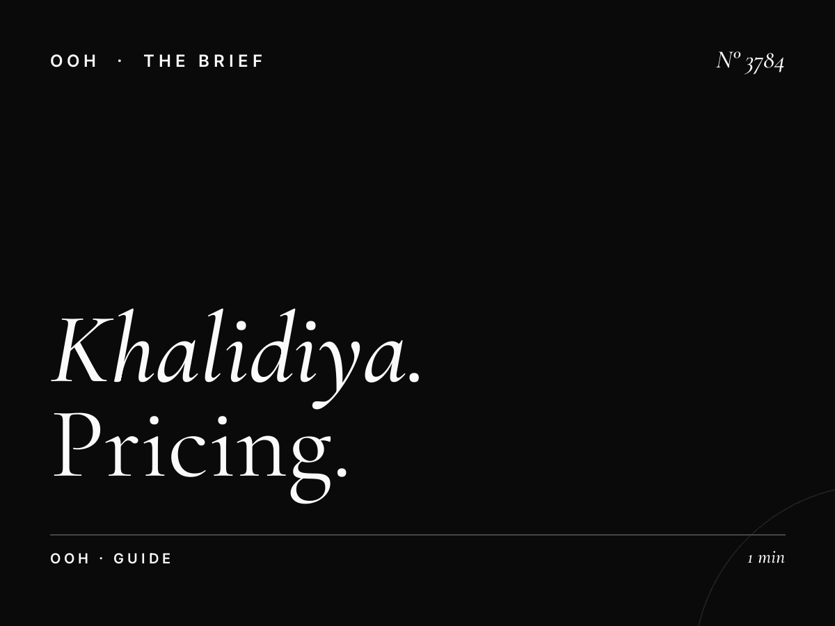 Khalidiya Hoarding Cost: Complete Pricing Guide 2025