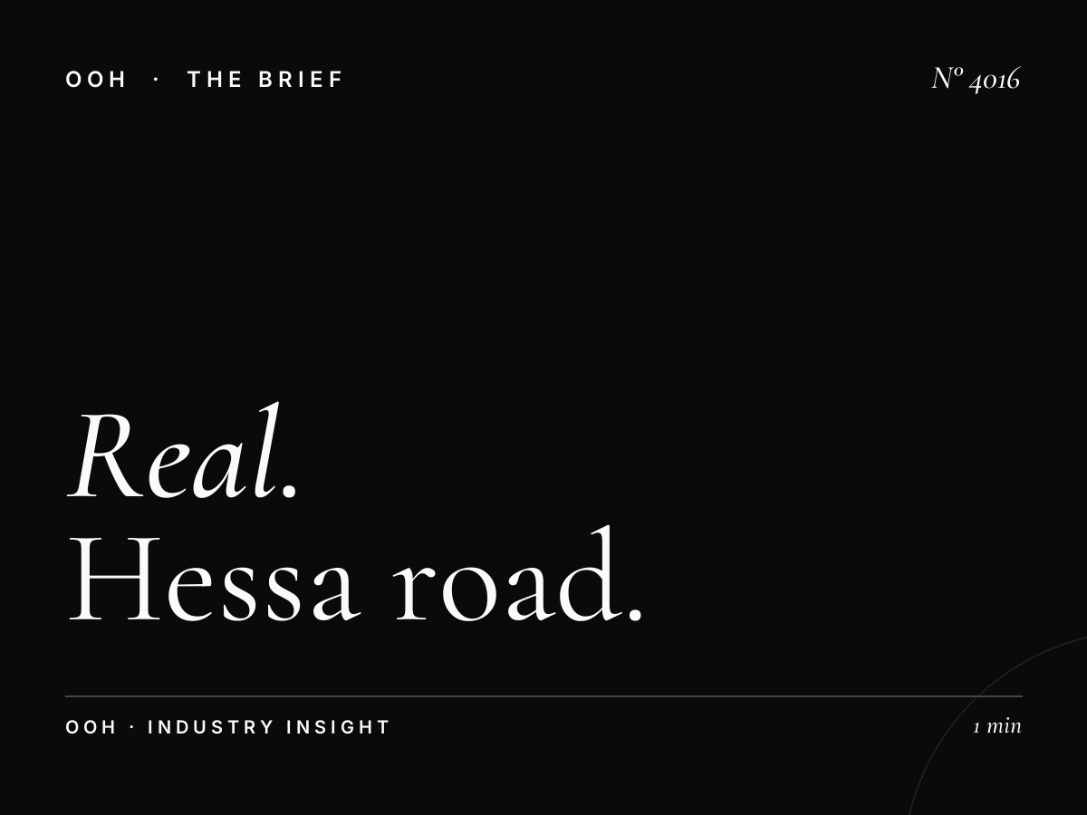 Real Estate Mega Hoarding: Hessa Road Property Marketing