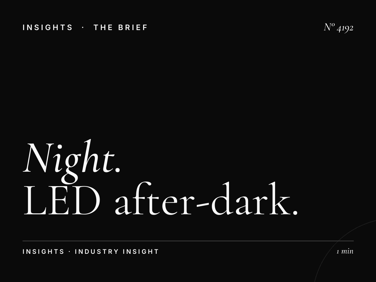 Night Advertising Dubai Al Ain Road: LED After-Dark