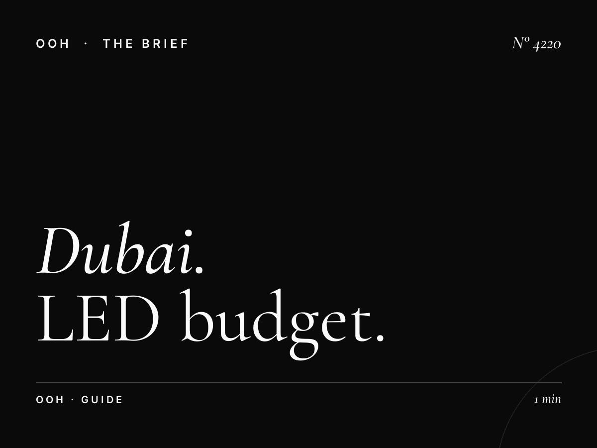 Dubai Al Ain Digital Billboard Cost: LED Budget Guide