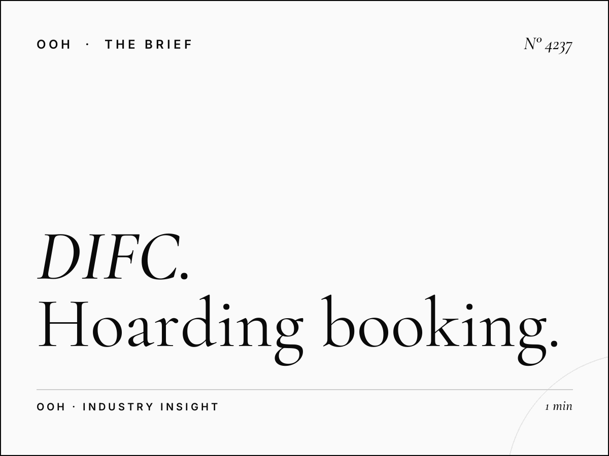 DIFC Billboard Contracts: Hoarding Booking Terms