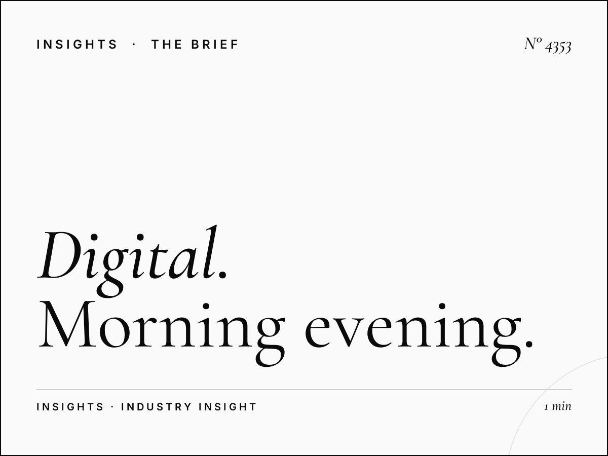 Digital Dominance Commuter Times DIFC: Morning Evening